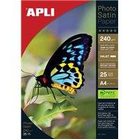 Apli Papier Photo Photosatin A4 240g 25 Feuilles