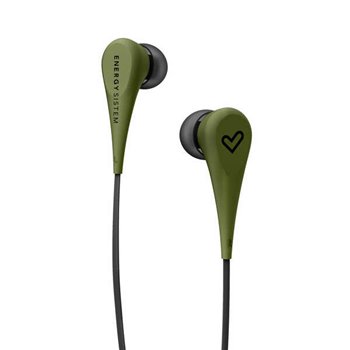 Casque Energy Sistem Style 1 - Câble Plat - Couleur Vert