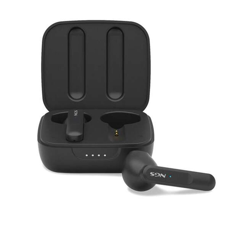 Écouteurs intra-auriculaires Bluetooth 5.3 TWS NGS Artica Move Black - Mains libres - Assistant vocal - Autonomie jusqu'à 7h - B