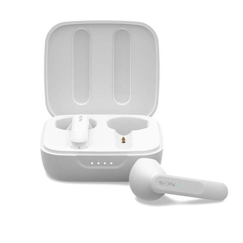 Écouteurs intra-auriculaires Bluetooth 5.3 TWS NGS Artica Move White - Mains libres - Assistant vocal - Autonomie jusqu'à 7h 