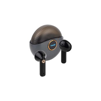 Tooq Casque Sans Fil + Microphone "Escargot" - Couleur Gris