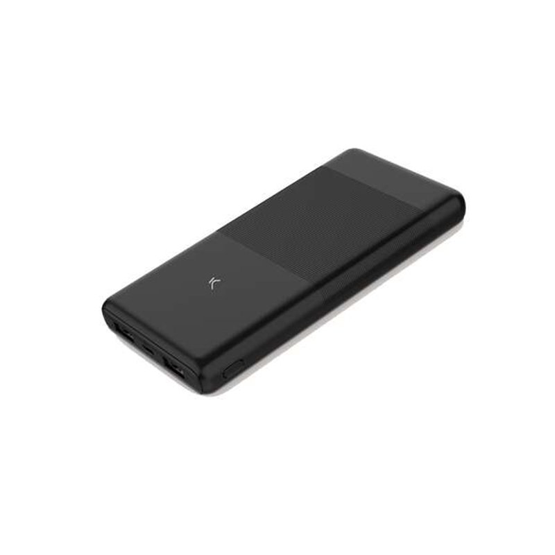 Batterie Externe/Power Bank Ksix 10000mAh 22,5W - Ultra fine - Technologie PD - Chargement simultané - 1x USB-A, 1x USB-C