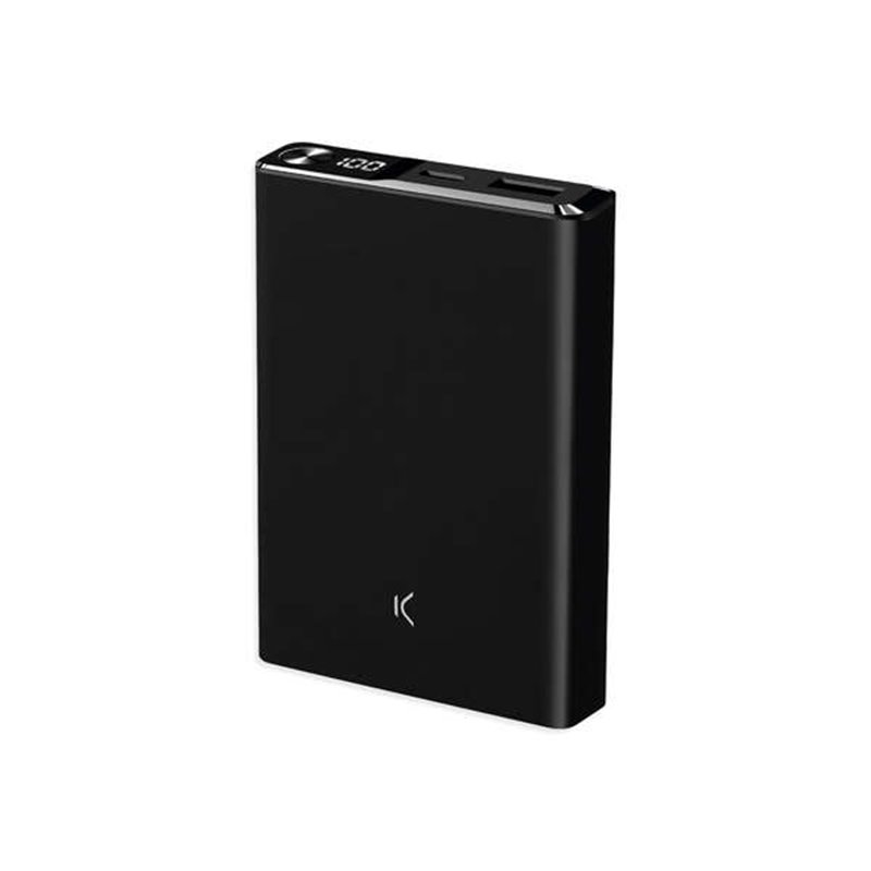 Ksix Powerbank Magsafe 10000mAH 22,5W PD + 15W Sans Fil + Câble USB-A vers USB-C - Noir