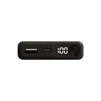 Ksix Powerbank Magsafe 10000mAH 22,5W PD + 15W Sans Fil + Câble USB-A vers USB-C - Noir