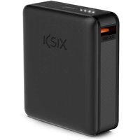 Ksix Powerbank Nano 10 000 mAh - Format de poche - Power Delivery - 22,5 W - Câble USB-C vers USB-C - Couleur Noir