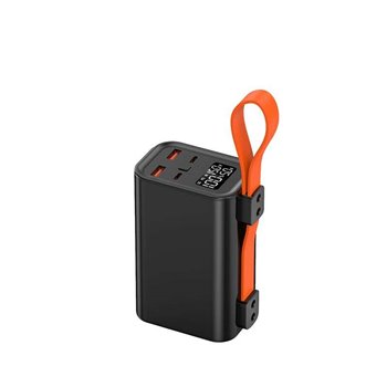 Leotec Power Bank 30000mAh 100W PD - Compatible avec les ordinateurs portables - Écran LCD - 2x USB-A, 2x USB-C