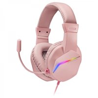 Casque Gaming Mars Gaming MH122 - Son Hi-Fi Ultra-Bass - Éclairage FRGB - Suppression Passive du Bruit - Compatibilité Multiplat