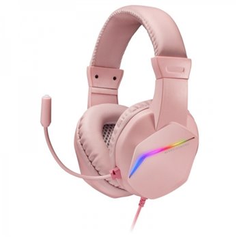 Casque Gaming Mars Gaming MH122 - Son Hi-Fi Ultra-Bass - Éclairage FRGB - Suppression Passive du Bruit - Compatibilité Multiplat