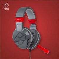 Casque Gaming FR-TEC Samus - Haut-Parleur 50 mm - Microphone Rotatif - Contrôle Volume et Muet - Connexion Mini-Jack 3,5 mm