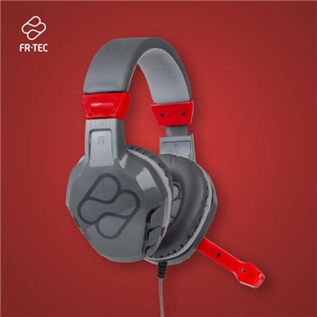 Casque Gaming FR-TEC Samus - Haut-Parleur 50 mm - Microphone Rotatif - Contrôle Volume et Muet - Connexion Mini-Jack 3,5 mm