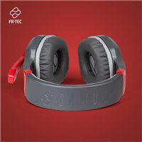 Casque Gaming FR-TEC Samus - Haut-Parleur 50 mm - Microphone Rotatif - Contrôle Volume et Muet - Connexion Mini-Jack 3,5 mm