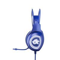 Casque de jeu laser Energy Sistem ESG 2 - Lumière LED - Microphone sur perche - Bandeau auto-ajustable - Couleur bleue