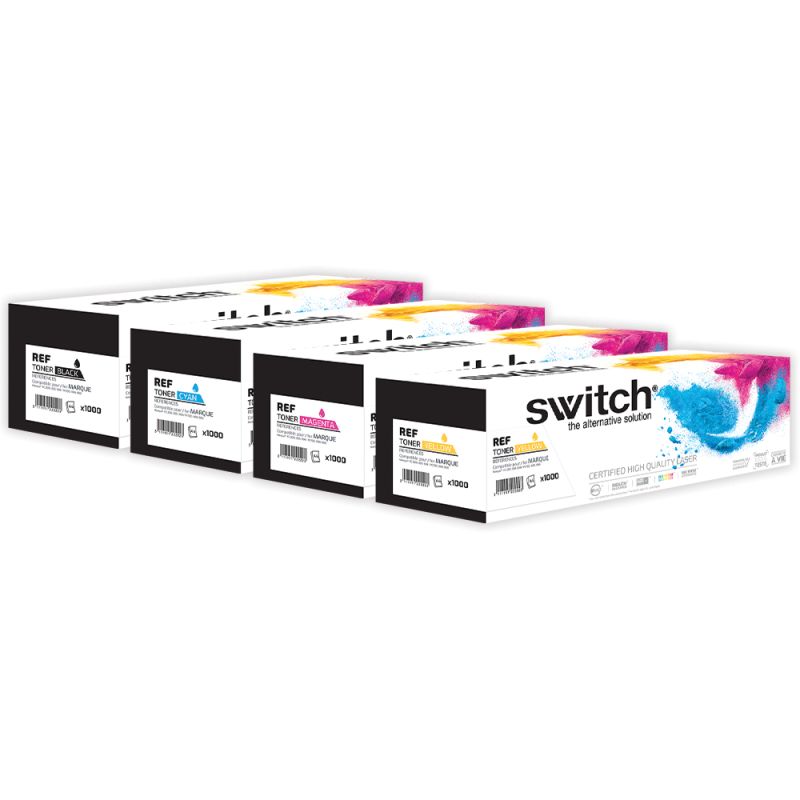 SWITCH - Toner compatible Brother TN241/ TN245- Jaune - 2 200 pages