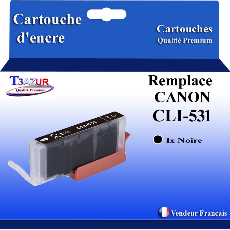 Cartouche Compatible pour Canon CLI-531 Noire