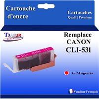 Cartouche Compatible pour Canon CLI-531 Magenta