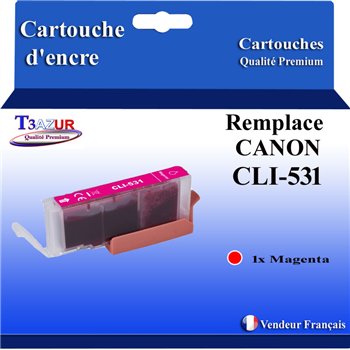 Cartouche Compatible pour Canon CLI-531 Magenta