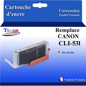 Cartouche Compatible pour Canon CLI-531 Gris