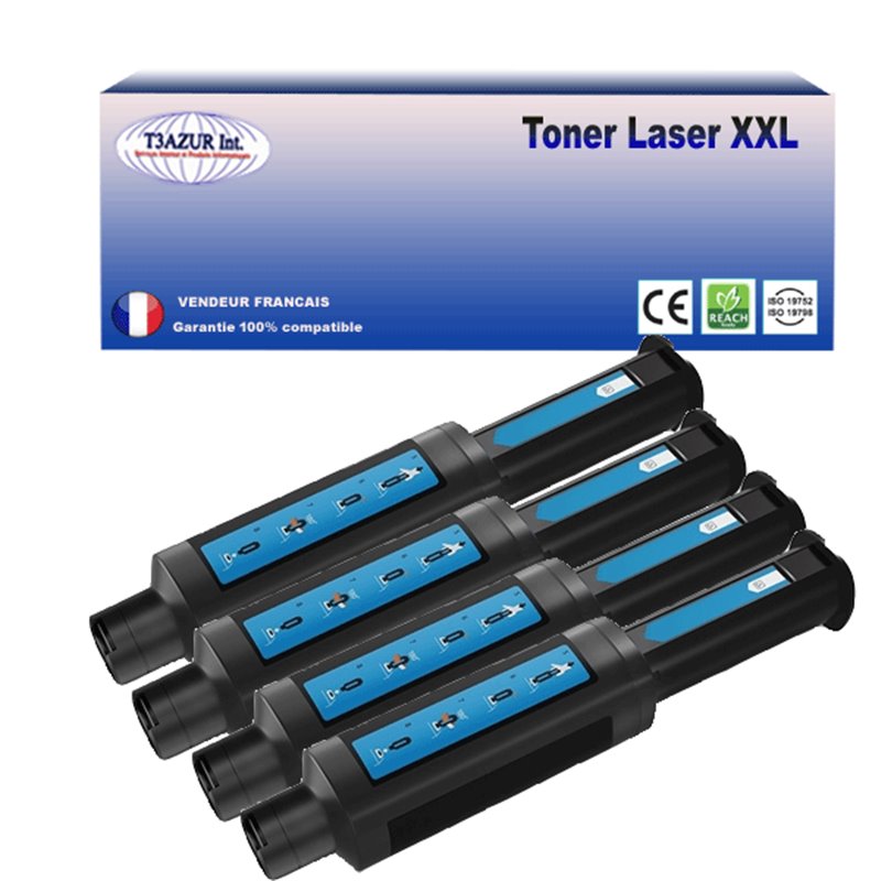 Lot de 4 Toners compatibles HP W1103A (103A) -2 500 pages