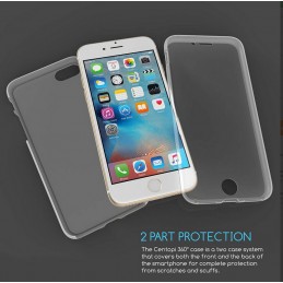 Coque 360° entièrement en silicone + verre pour iPhone 11 Pro