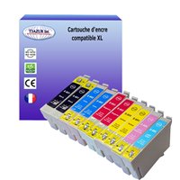 Lot de 12 Cartouches compatibles Epson T0801 - T0806