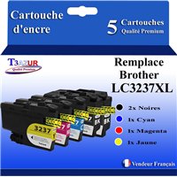 Lot de 5 Cartouches compatibles Brother LC3237XL (LC-3237) XL